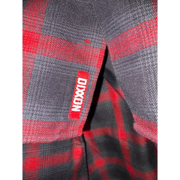 Dixxon X Snap-On Limited Edition Men's  Red black Buffalo Plaid Flannel Large - Picture 6 of 12